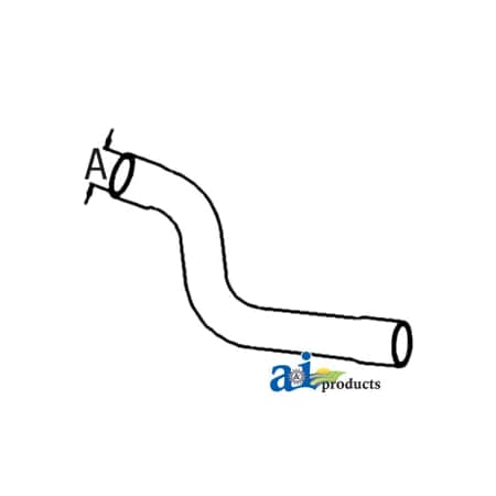 A & I Products Radiator Hose, Lower 11" x2" x2" A-K201976